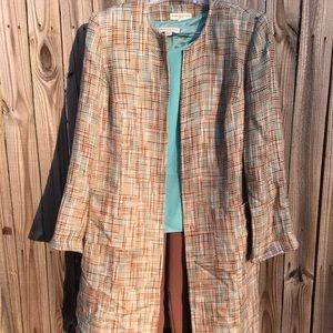 Amanda Smith Woman 3-piece Brown/Teal Suit